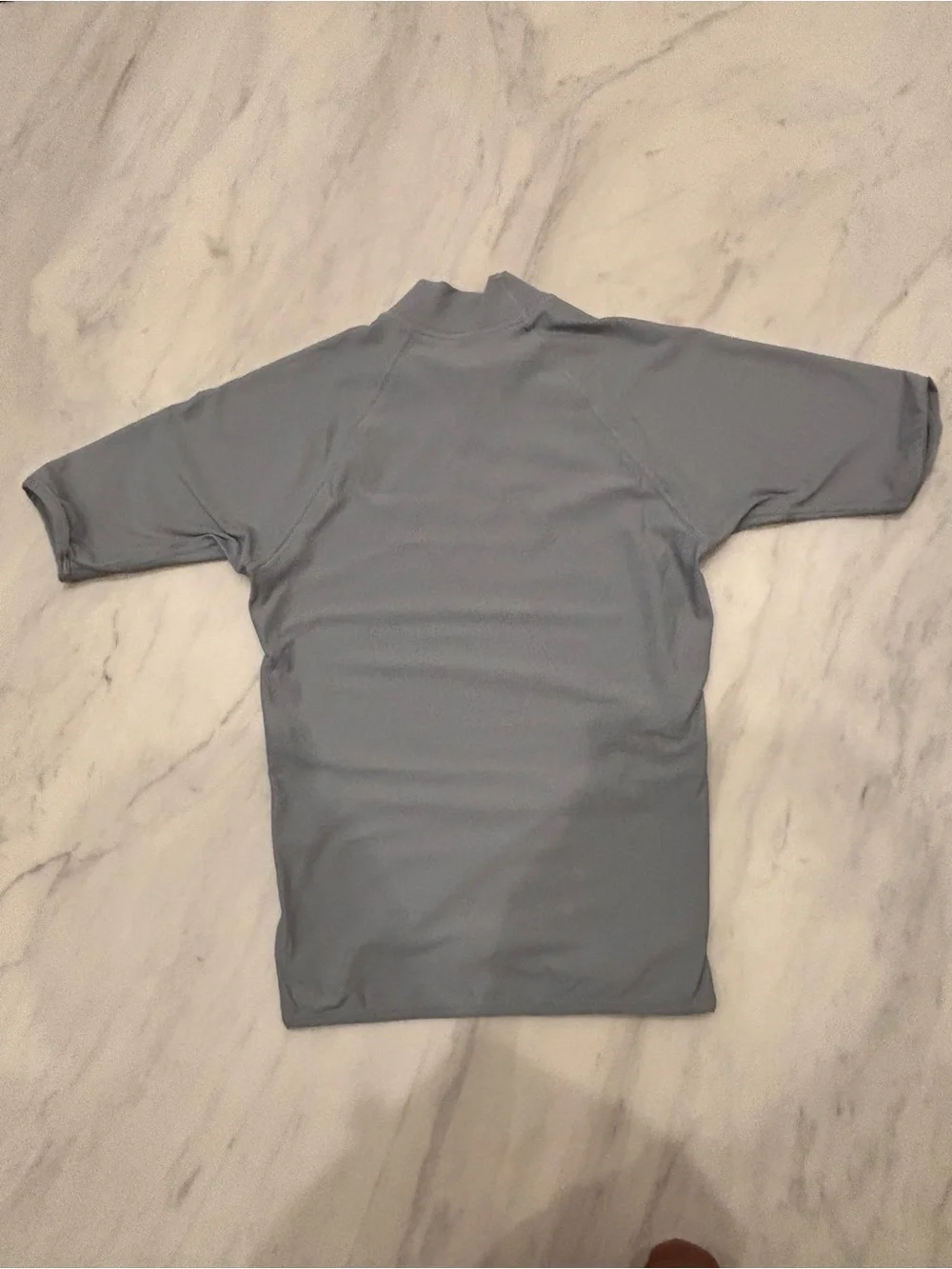 Xcel Men's Light Gray Short Sleeve Rash Guard